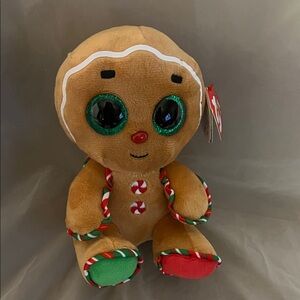 Gingerbread Plush Toy, Beanie Boo”s collection TY